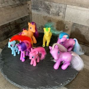 MY LITTLE PONY LOT MIXED GENERATIONS TARA TOTS RETRO VINTAGE MLP